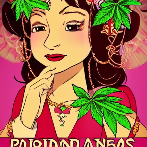 Image similar to princess of cannabis