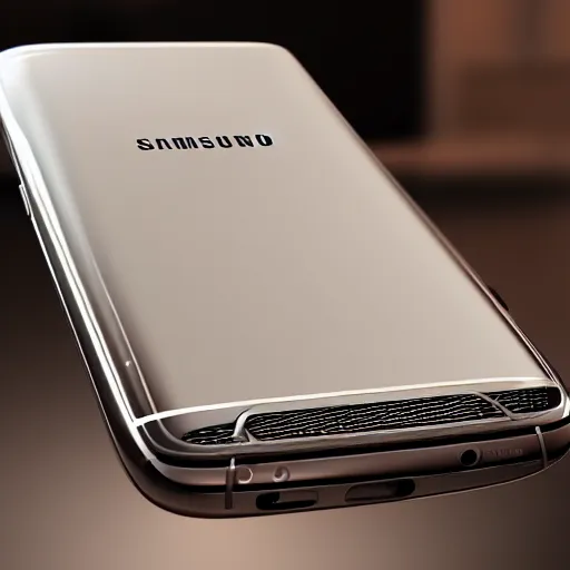 Image similar to a samsung galaxy s 2 1 ultra lying on a white table, cinematic, 4 k, spotlight, studio lighting, ray tracing global illumination, shiny, ray tracing reflections, insanely detailed and intricate, hypermaximalist, elegant, ornate, hyper realistic, super detailed