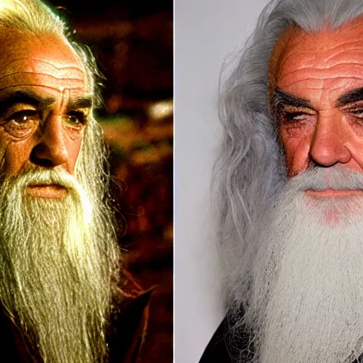 Image similar to sean connery as gandalf