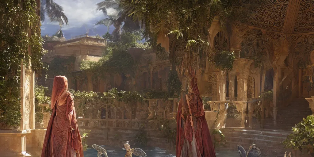 Image similar to dorne, game of thrones, super highly detailed, professional digital painting, concept art, smooth, sharp focus, no blur, no dof, extreme illustration, unreal engine 5, photorealism, hd quality, 8 k resolution, cinema 4 d, 3 d, beautiful, cinematic, art by artgerm and greg rutkowski and alphonse mucha and loish and wlop