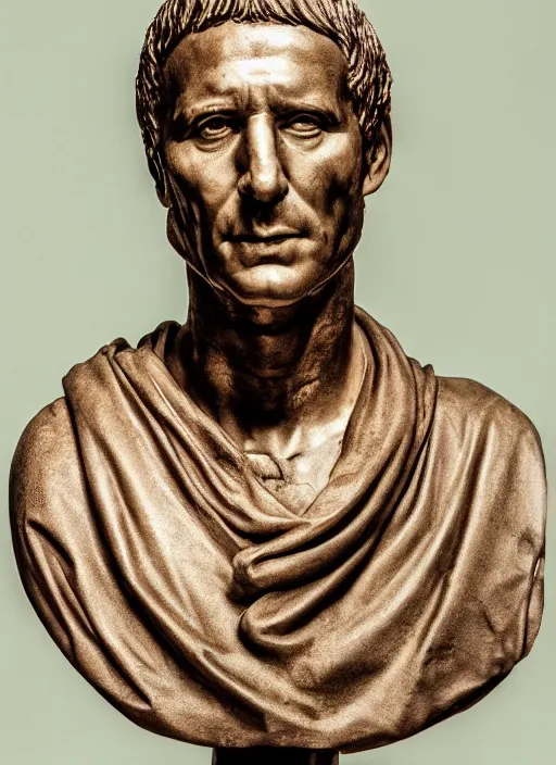 Image similar to a full portrait photo of julius caesar, f / 2 2, 3 5 mm, 2 7 0 0 k, lighting, perfect faces, award winning photography.