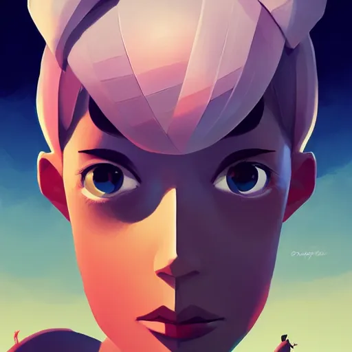 Image similar to face icon stylized minimalist pax, loftis, cory behance hd by jesper ejsing, by rhads, makoto shinkai and lois van baarle, ilya kuvshinov, rossdraws global illumination