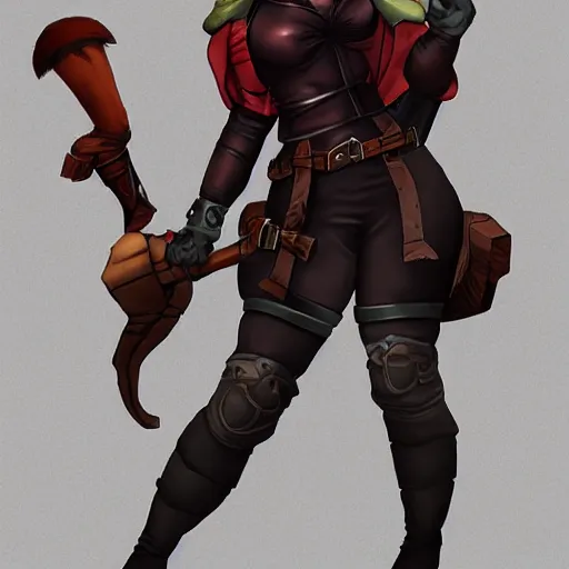 Image similar to curvy medieval rogue girl artstation