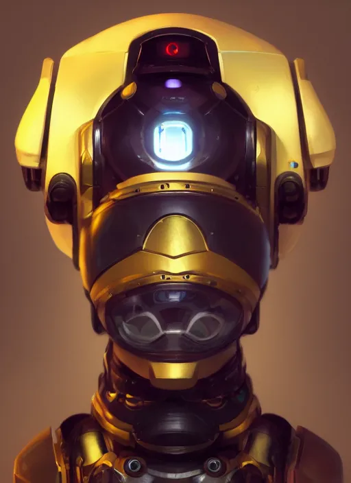 Image similar to steampuk robot portrait, trending in artstation, cinematic lighting, studio quality, smooth render, unreal engine 5 rendered, octane rendered, art style by klimt and nixeu and ian sprigger and wlop and krenz cushart.