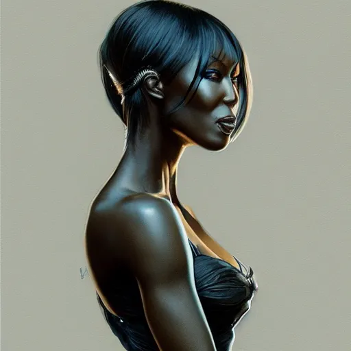 Prompt: full figure ultra realistic illustration, naomi campbell wearing an n 9 5 face mask, intricate, elegant, highly detailed, digital painting, artstation, concept art, smooth, sharp focus, illustration, art by artgerm and greg rutkowski and alphonse mucha