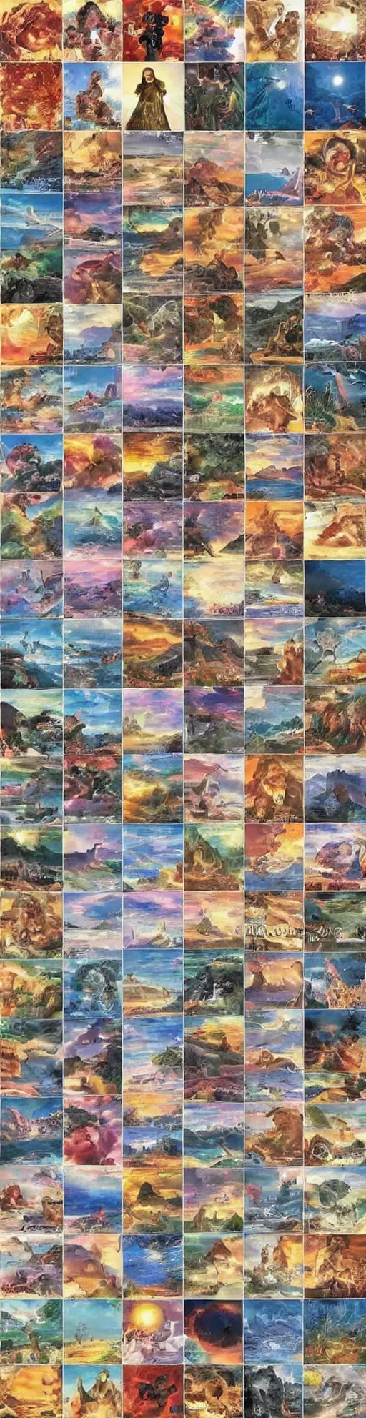 Image similar to grid of 1 6 thumbnails each containing an image of the worlds most beautiful artwork