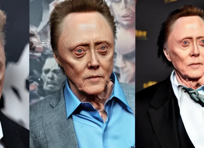 Image similar to Christopher Walken as a superhero in the Marvel cinematic universe