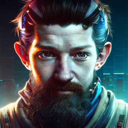 Prompt: portrait painting of a cyberpunk dwarf ninja who looks like tom holland, ultra realistic, concept art, intricate details, eerie, highly detailed, photorealistic, octane render, 8 k, unreal engine. art by artgerm and greg rutkowski and charlie bowater and magali villeneuve and alphonse mucha