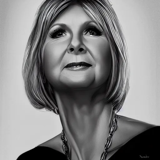 Prompt: Olivia Newton-John, portrait. high detail, great lighting, 8k resolution, masterpiece, concept art, illustration