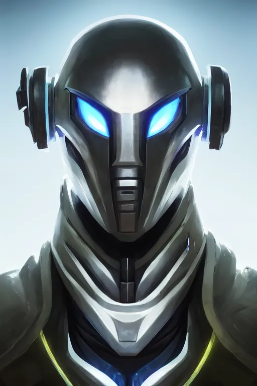 Image similar to epic mask helmet robot ninja portrait stylized as fornite style game design fanart by concept artist gervasio canda, behance hd by jesper ejsing, by rhads, makoto shinkai and lois van baarle, ilya kuvshinov, rossdraws global illumination radiating a glowing aura global illumination ray tracing hdr render in unreal engine 5