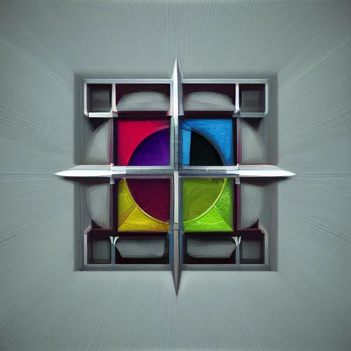 Image similar to chromadepth artwork