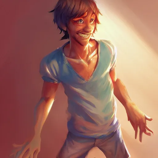 Prompt: shaggy from scooby doo, by stanley artgerm lau, wlop, rossdraws, james jean, andrei riabovitchev, marc simonetti, yoshitaka amano, artstation, cgsociety,