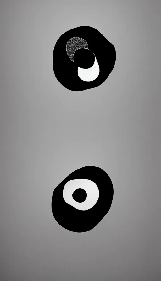 Image similar to Abstract representation of ying Yang concept, by André François