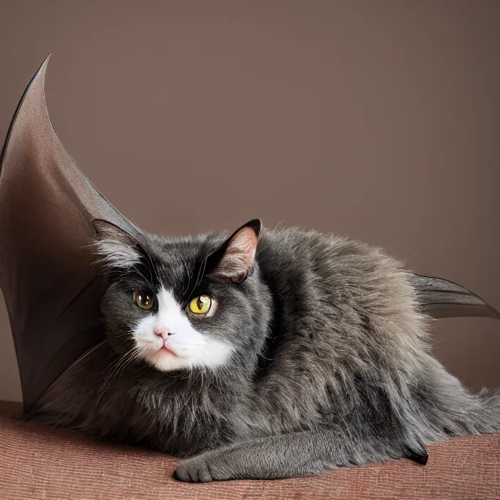 Image similar to bat cat, 8 k,