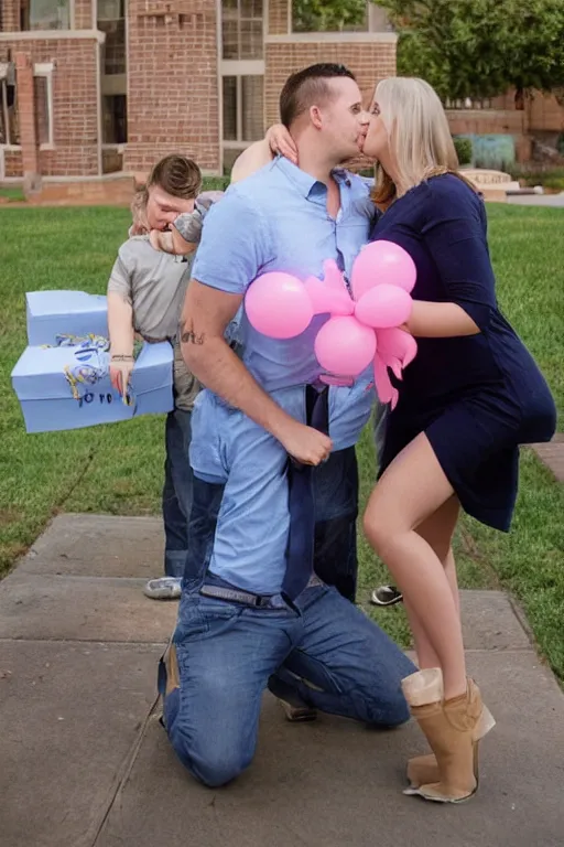 Image similar to gender reveal 9/11