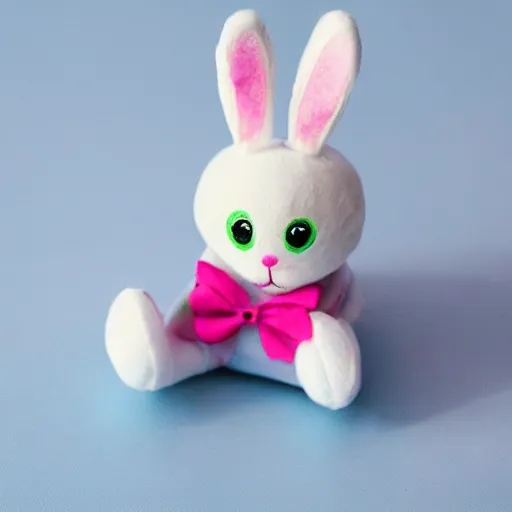 Image similar to a toy that look like a cute bunny