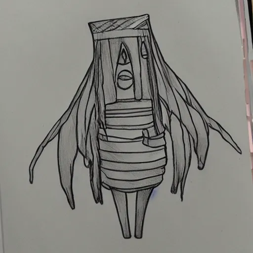 Image similar to kasa - obake sketch,