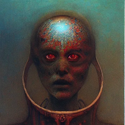 Prompt: high quality high detail painting by beksinski, hd, gof of wisdom