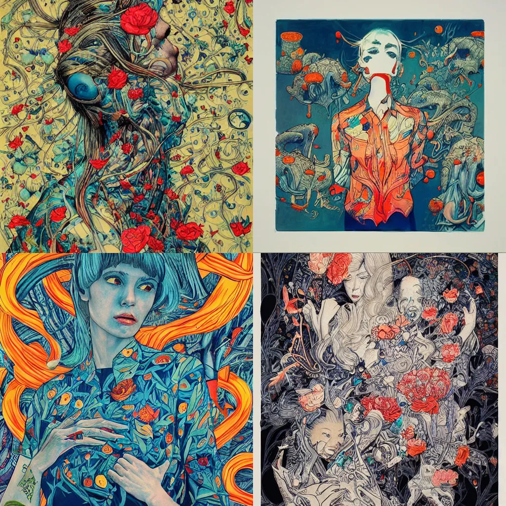 Prompt: “ by james jean ”