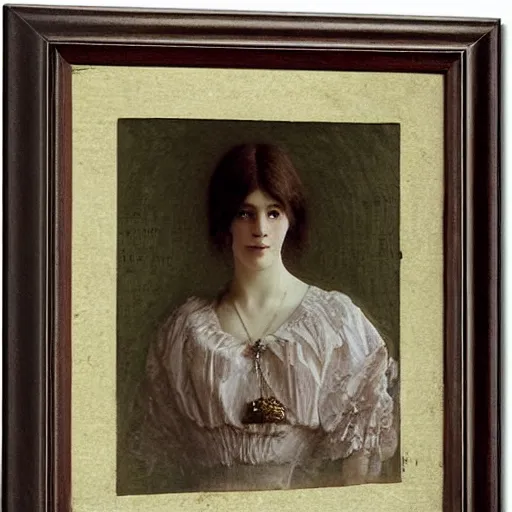 Image similar to young victorian woman in the forgotten archives by alfred stevens