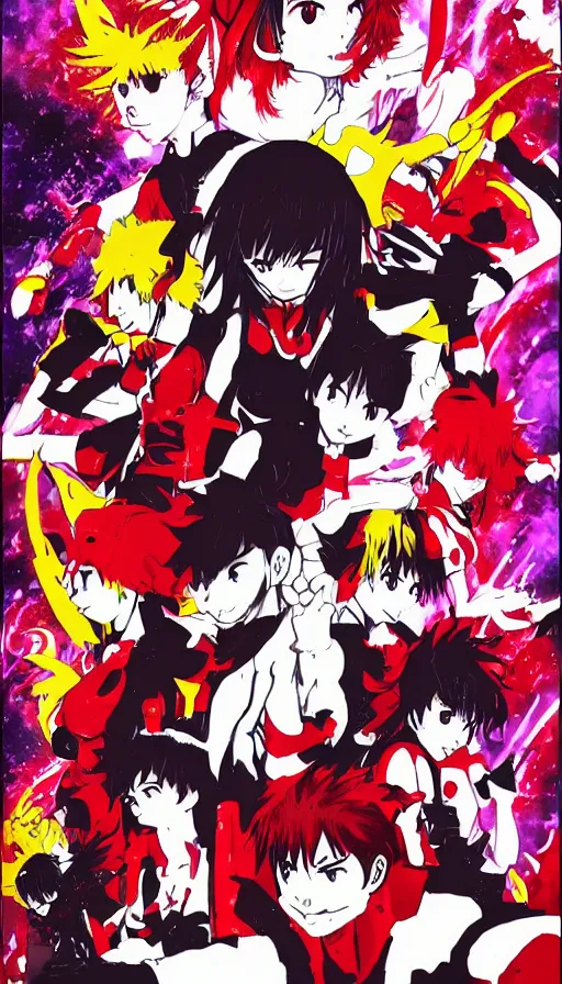 Image similar to rage, by gainax co,