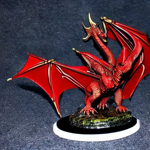 Image similar to red dragon, fantasy, dnd, dnd beyond