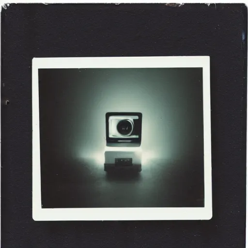 Image similar to polaroid of a glowing mystery object