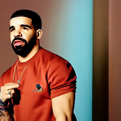 Drake The Rapper With A Bbl Sassy Pose High Quality Stable Diffusion