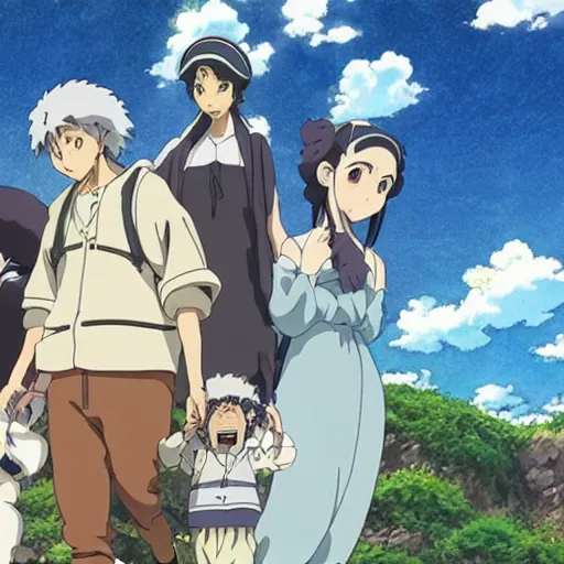 Prompt: A new anime from studio ghibli and wit studio