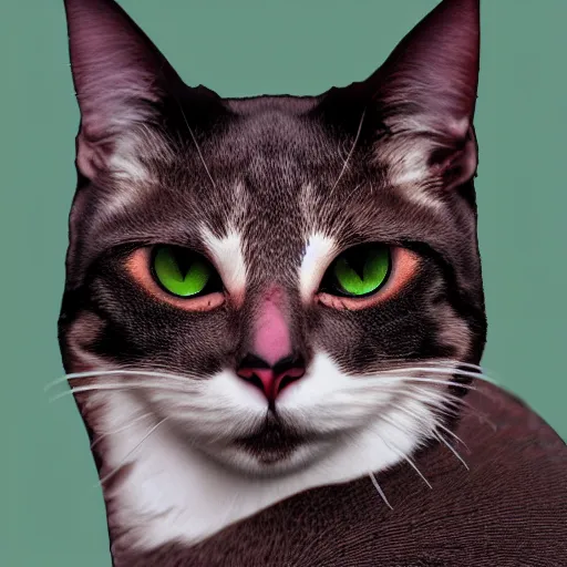 Prompt: evil cat with red eyes, photorealistic