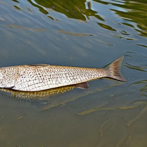 Image similar to left high and dry on the bank, the floundering fish gasps