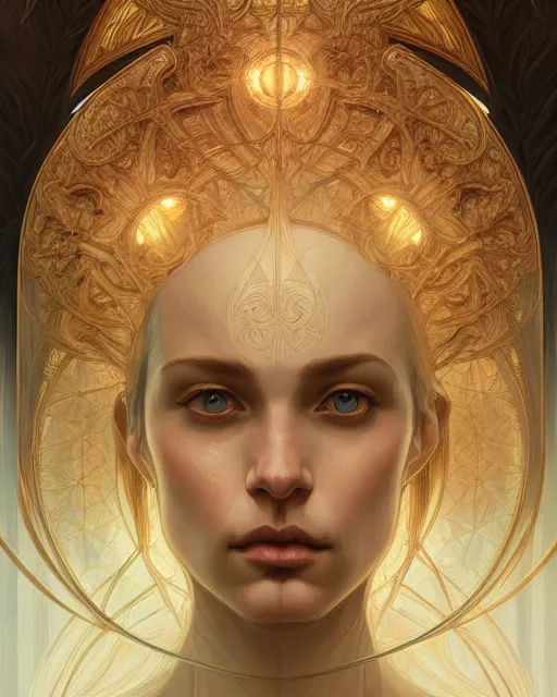 Prompt: symmetry portrait from stuio ghilbli, forest, intricate, elegant, highly detailed, digital painting, artstation, concept art, smooth, sharp focus, illustration, art by artgerm and greg rutkowski and fra angelico and alphons mucha