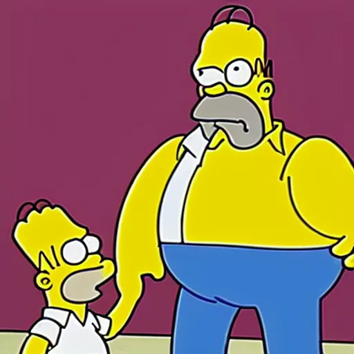 Prompt: Homer Simpson in Valorant, leaked footage
