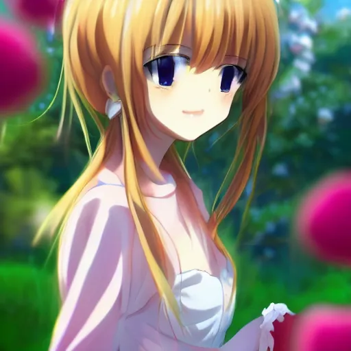 Image similar to beautiful pretty pure kawaii cute lovely innocent elegant hot nice sweet girly feminine anime girl