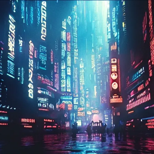 Image similar to a 3 d rendered movie still, 4 k, wide - angle medium - shot. a tear in the fabric of time and space. imax, 7 0 mm. dramatic lighting, hyper details. blade runner.