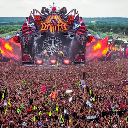 Image similar to defqon 1 music festival