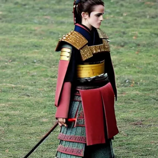 Image similar to emma watson samurai
