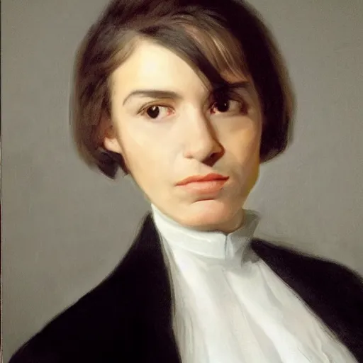 Image similar to maia sandu hyperrealistic, style of george stubbs