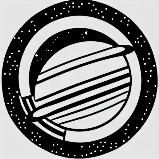 Prompt: black and white sci - fi space - themed svg vector art panel for cnc plasma, laser, stencil, unique space design