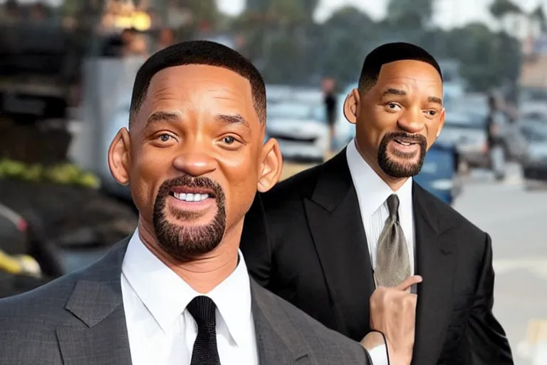 Prompt: caucasian will smith