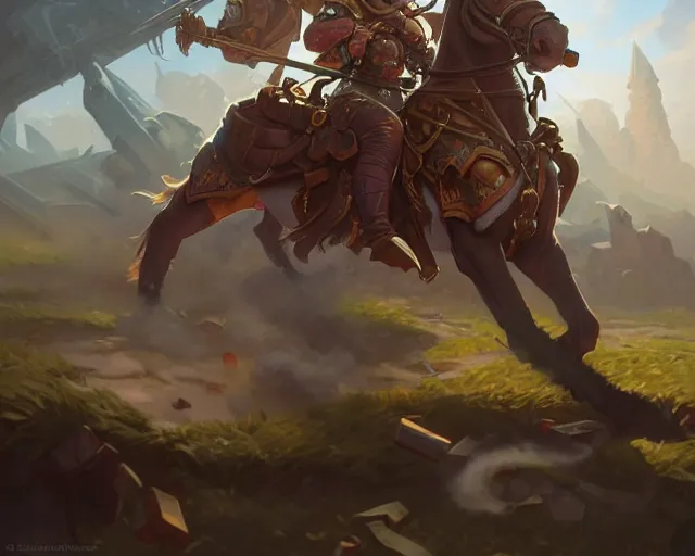 Image similar to cannon battle, deep focus, d & d, fantasy, intricate, elegant, highly detailed, digital painting, artstation, concept art, matte, sharp focus, illustration, hearthstone, art by artgerm and greg rutkowski and alphonse mucha