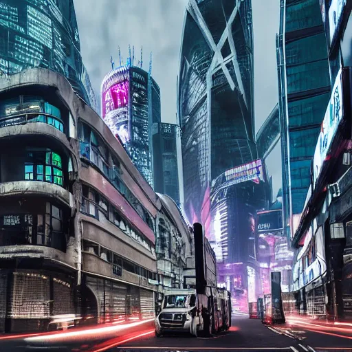 Image similar to cyberpunk london