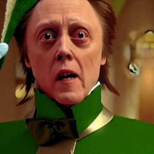 Prompt: christopher walken as buddy the elf