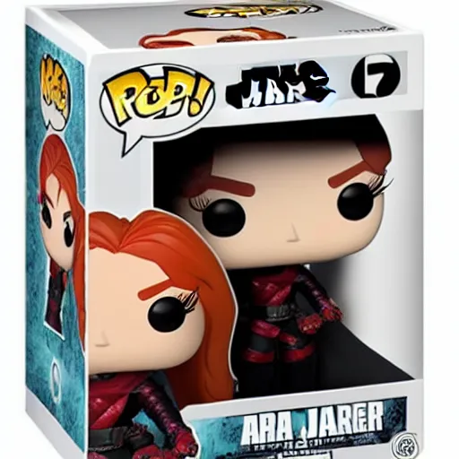 Image similar to a mara jade skywalker funko pop