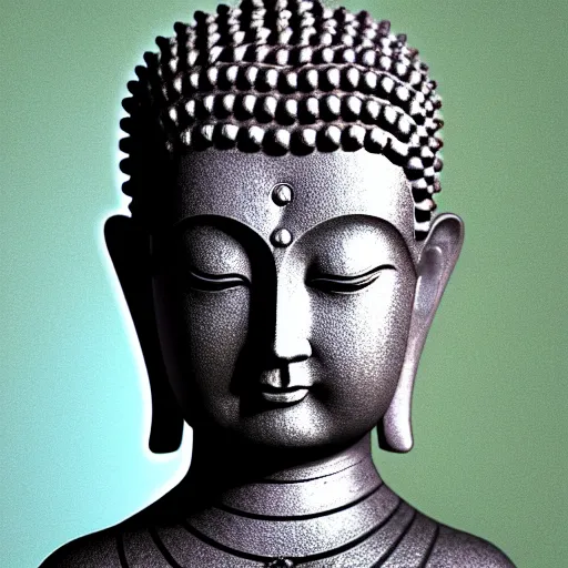 Image similar to mandelbrot buddha, 4k, HD, octane render