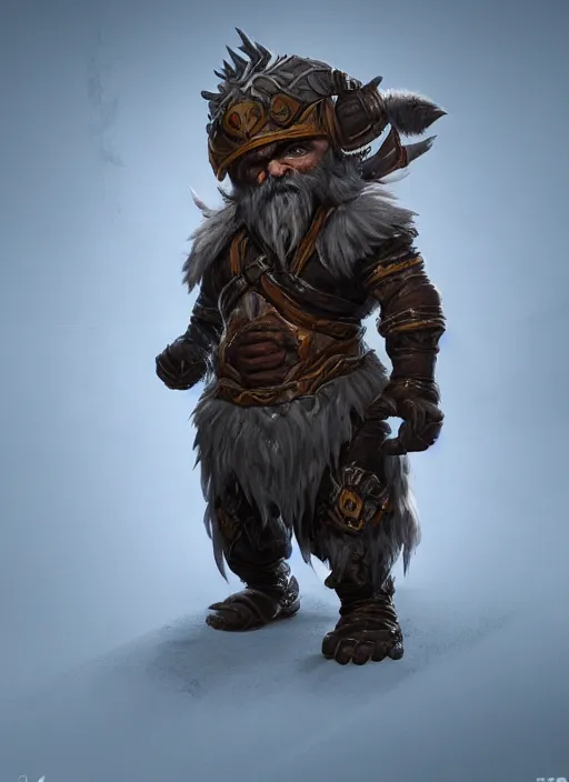 Prompt: а fantasy Proto-Slavic mythology, Evil little dwarf creatures inspired blizzard games, full body, detailed and realistic, 4k, top-artstation, octane render
