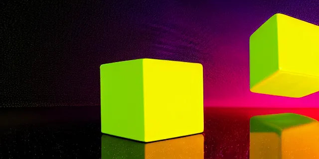 Image similar to a computer generated image of a cube surrounded by smaller cubes, a computer rendering by stanley twardowicz, shutterstock contest winner, computer art, rendered in cinema 4 d, quantum wavetracing, rendered in maya