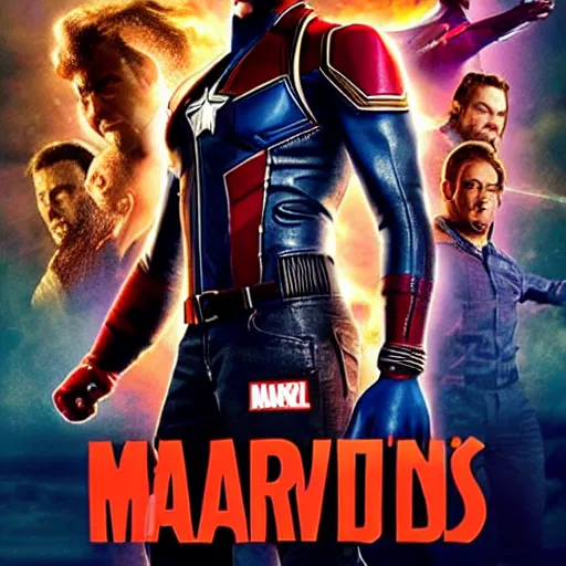 Image similar to marvel's robbie baldwin, live action, movie poster,