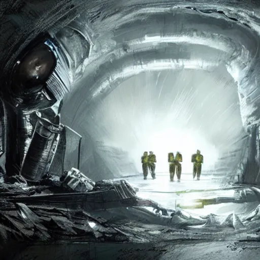 Image similar to concept art prometheus sequel,