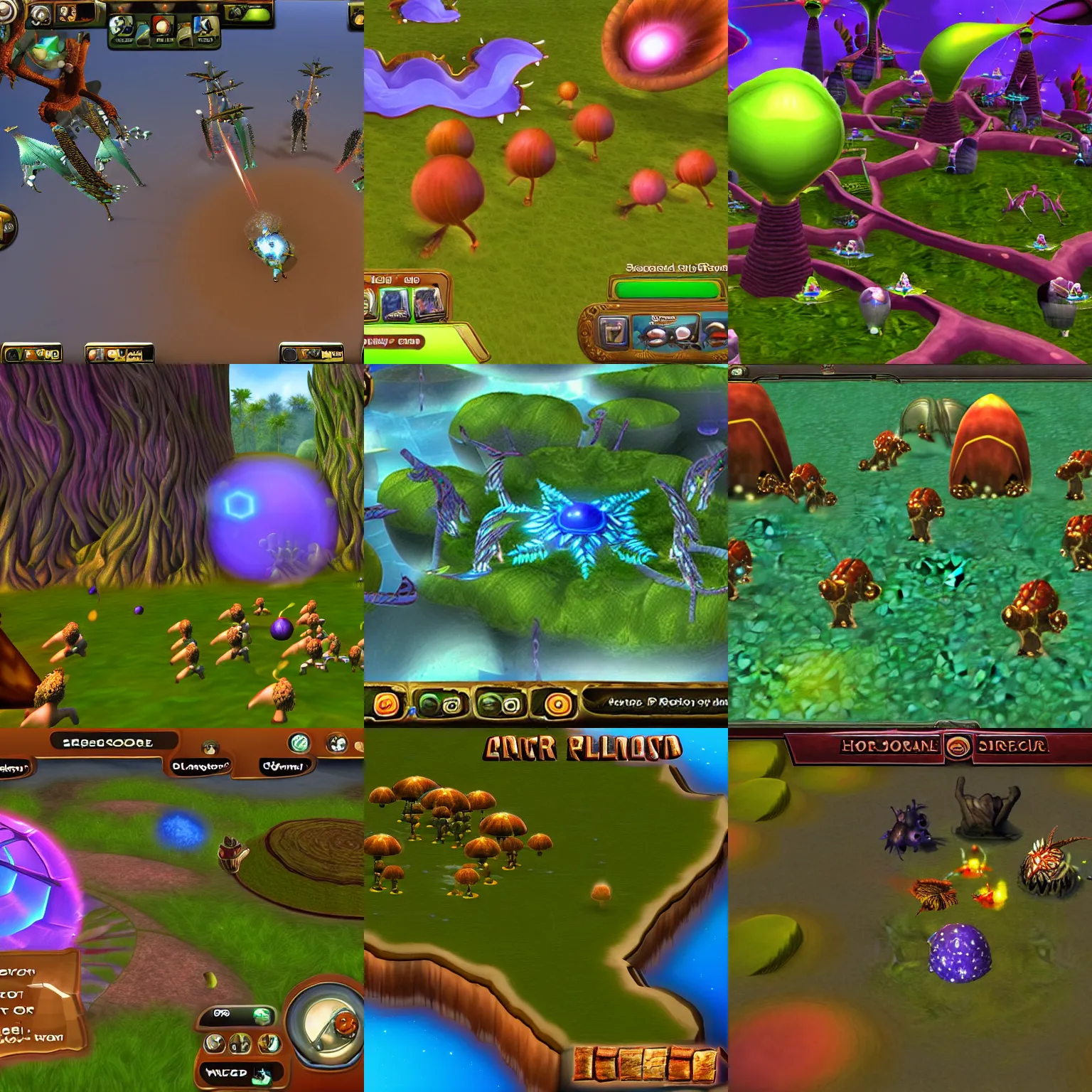 Prompt: spore ( 2 0 0 8 ) game screenshot